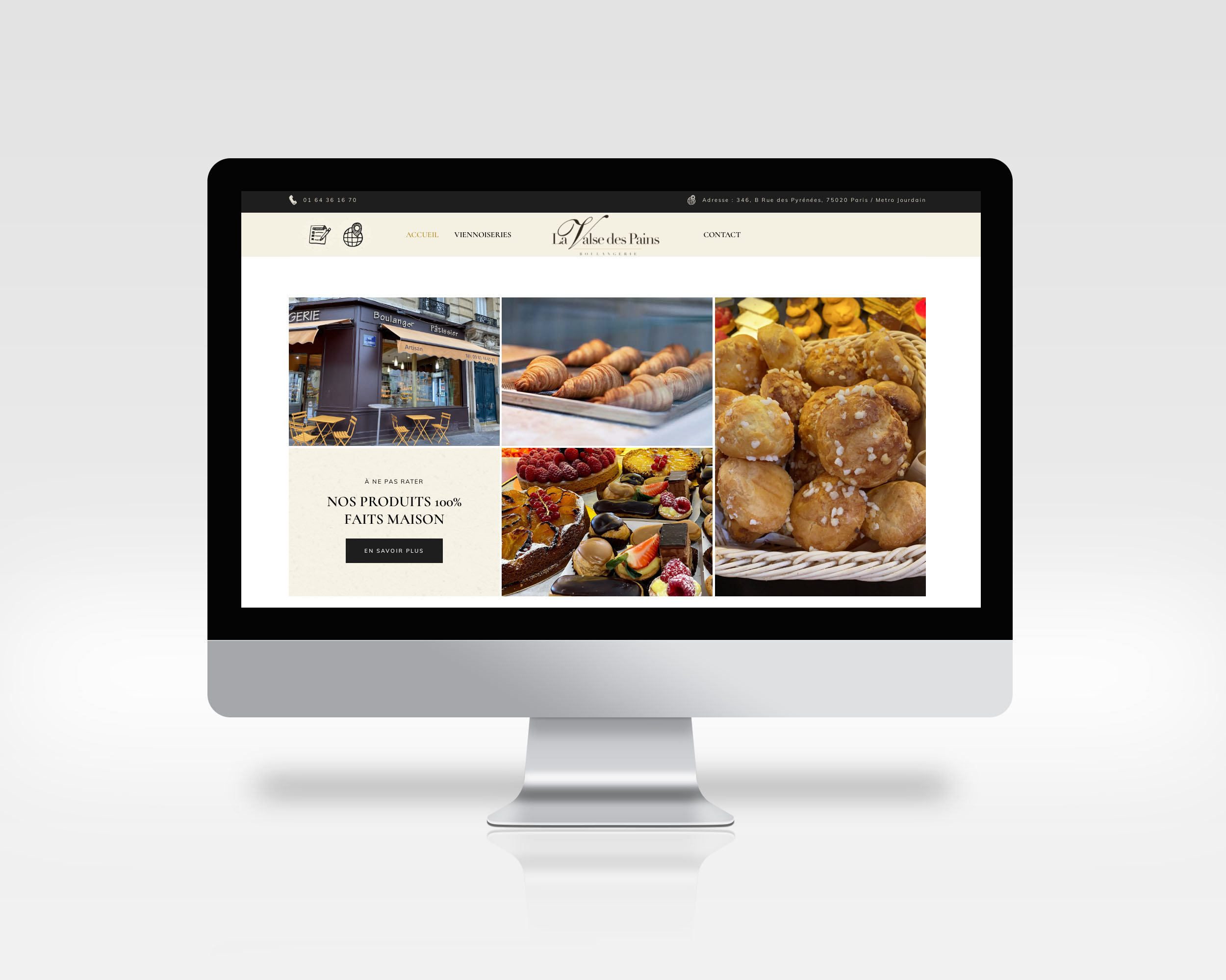 Site de la boulangerie La Valse des Pains