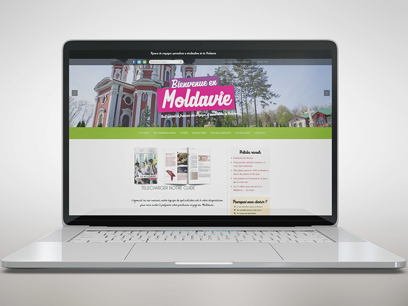 Site de l'agence Voyages Moldavie